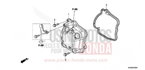 CYLINDER HEAD COVER (WW125EX2A/EX2B) WW125EX2A de 2010